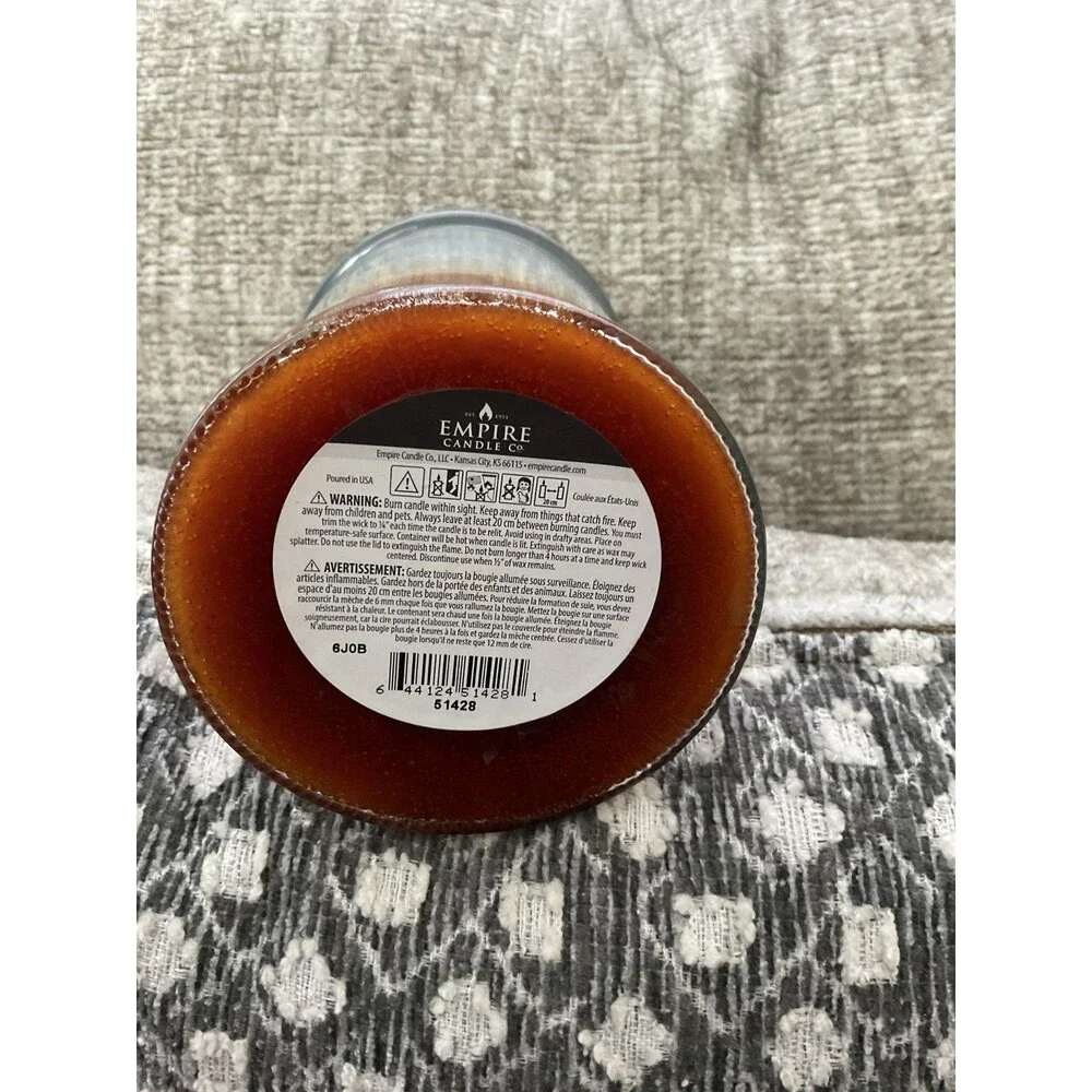 Tuscany Candle SEA & SAND Premium Marbled Wax 2-Wick Large Glass 18 oz